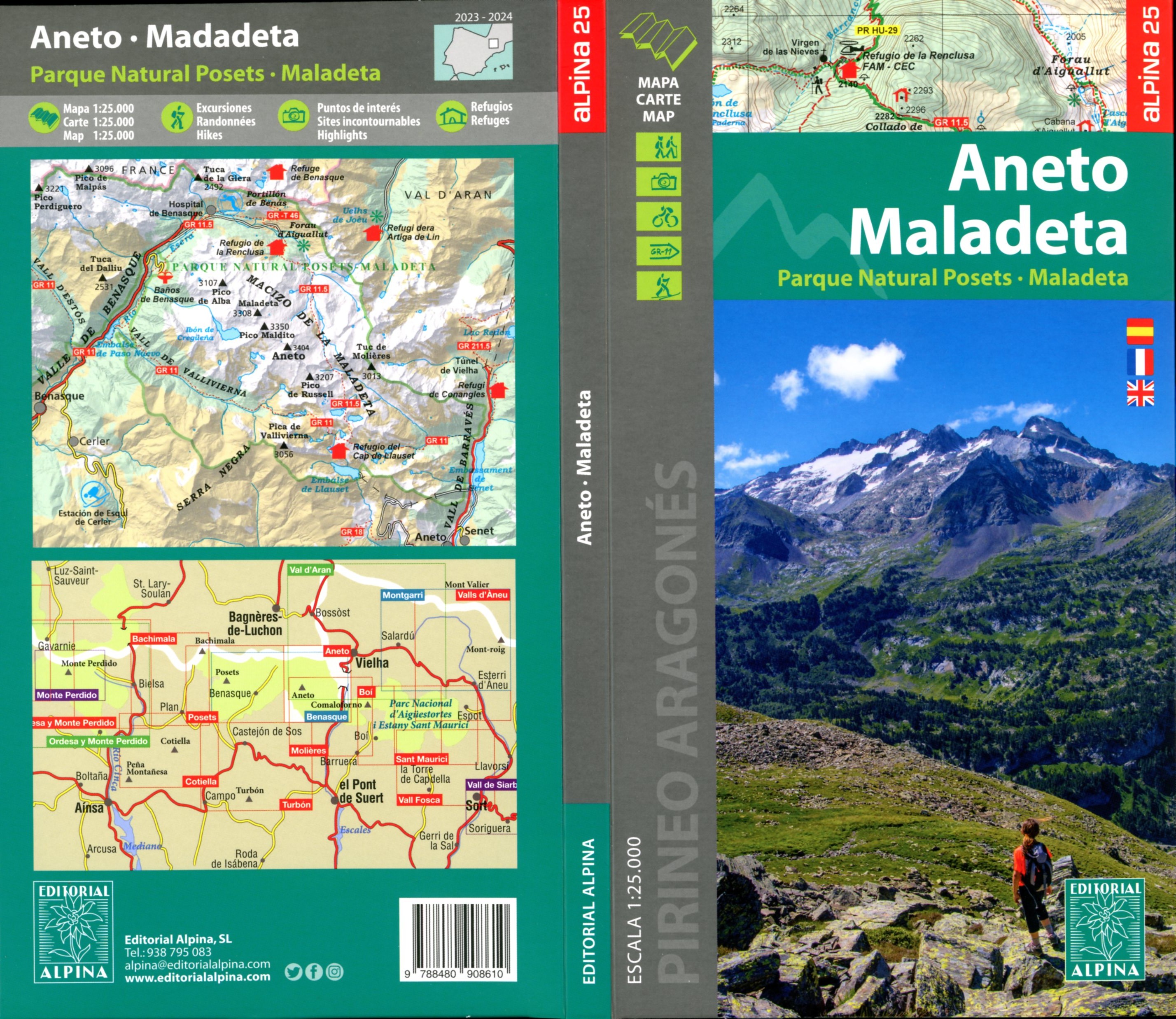 Aneto Maladeta : Parque Natural Posets · Maladeta - Portada